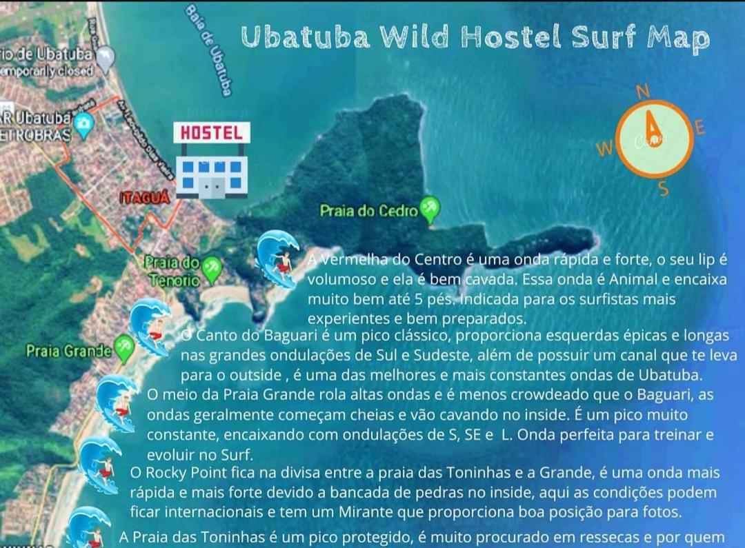 Ubatuba Wild Surf Hostel Екстер'єр фото